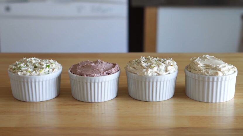 vegan tofu cream cheese variations